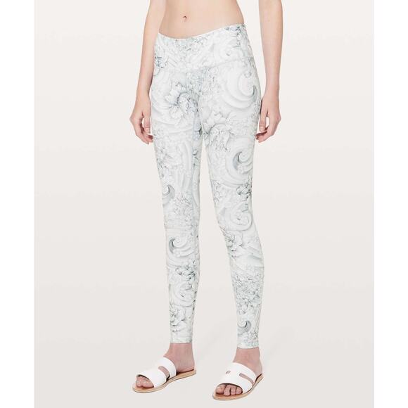 Lululemon Wunder Under Low-Rise Tight 28" Twine White Multi NWOT - Picture 1 of 7